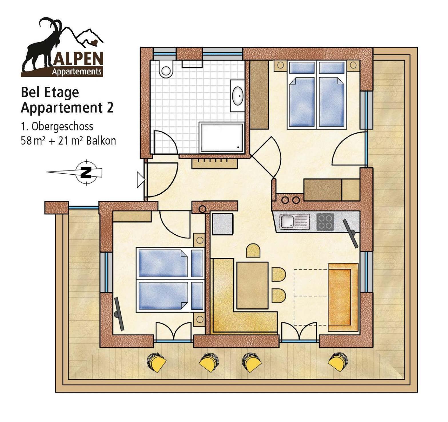 מאיירהופן Alpen Appartement Beletage חדר תמונה